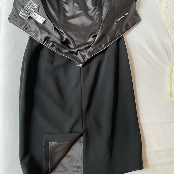 Strapless Cocktail Dress with bow in front by Lucian Matis - Picture 11 of 15